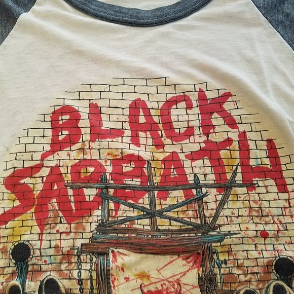 🤘🎸Black Sabbath 1981 Vintage "Mob Rules" with Ronnie James Dio Tour Shirt S - Picture 2 of 8